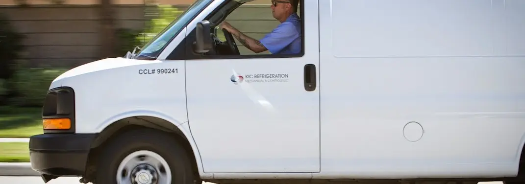 KIC Refrigeration service vehicle serving Seabrook area